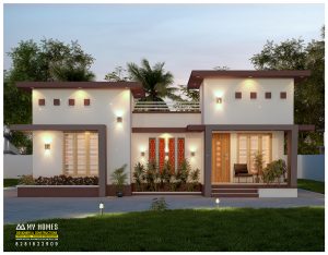 low cost home design kerala