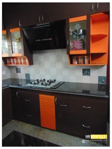 Kitchen Interior, Modern kerala home Kitche, Modern Kitchen Designs