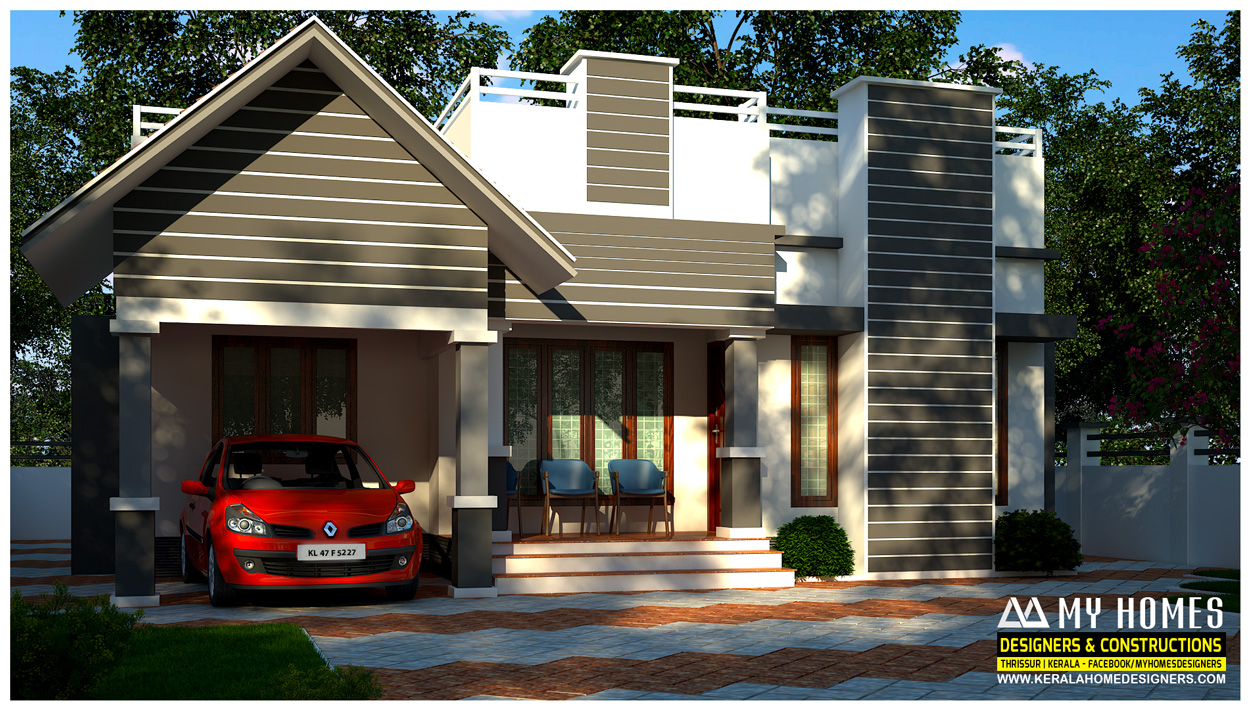 low budget home design in kerala
