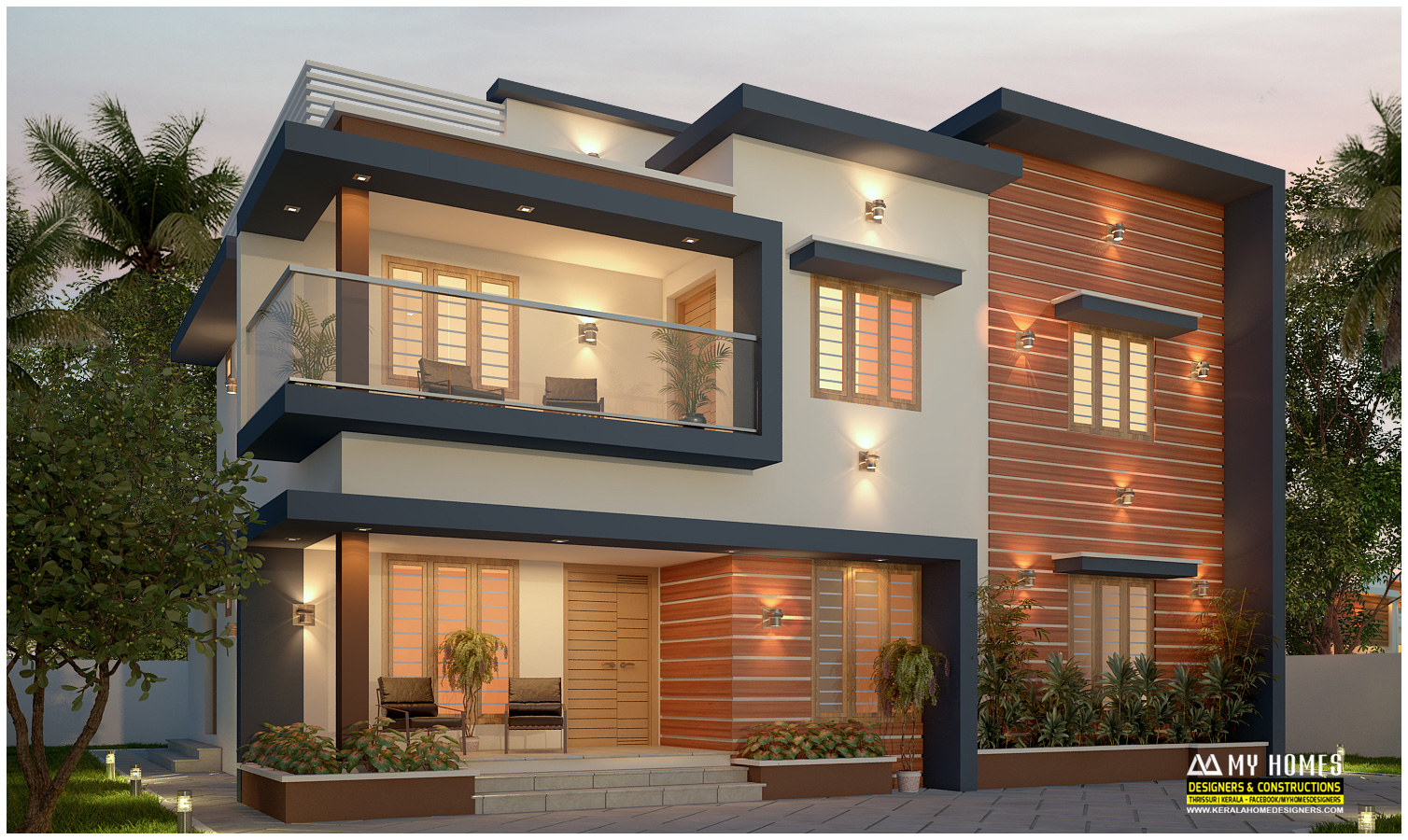 Best contemporary house plans and designs kerala