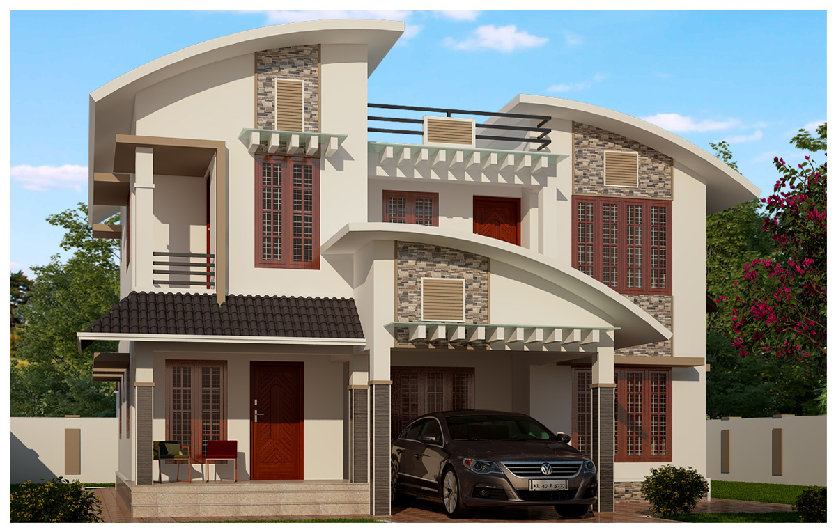2000 sqft kerala modern house design