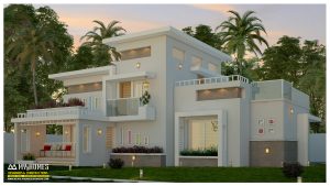 contemporary style house kerala