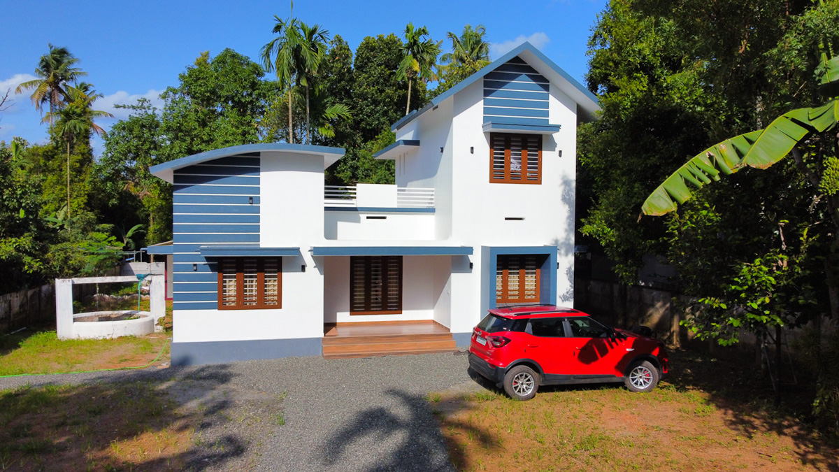 kerala double story home design