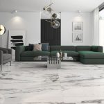 slab tile living room
