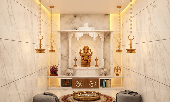 kerala home pooja room