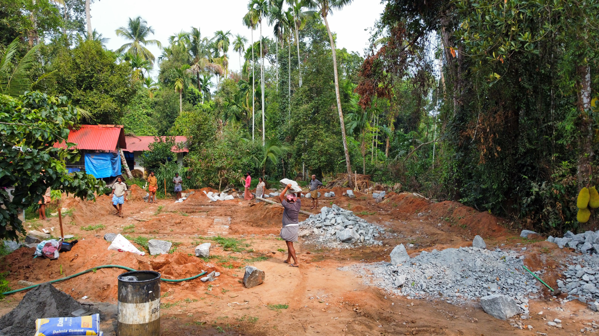 home foundation work kerala