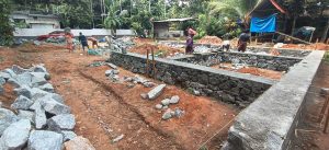 3 BHK home foundation work kerala