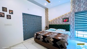 bedroom photo wall ideas