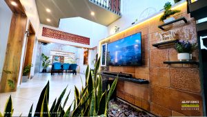 budget friendly tv wall design