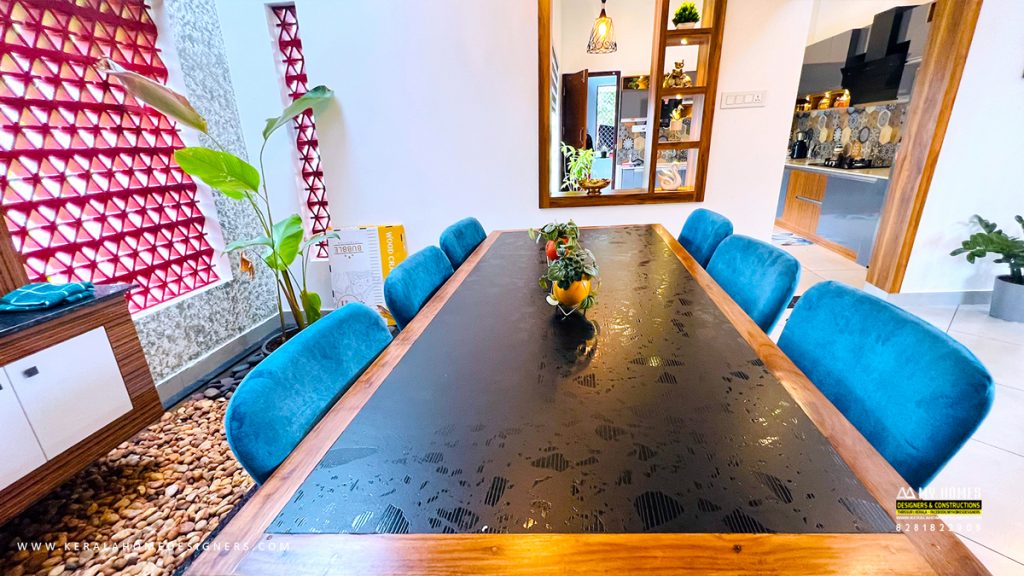 Dining room interior design and ideas by My Homes Designers and Constr