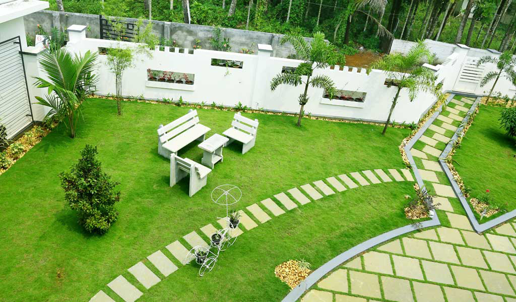 Kerala home landscaping ideas