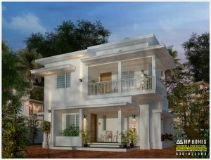 low budget 2 story house thrissur